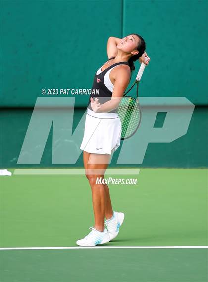 Thumbnail 1 in Round Rock Westwood vs Memorial (UIL 6A Team Tennis Final) photogallery.
