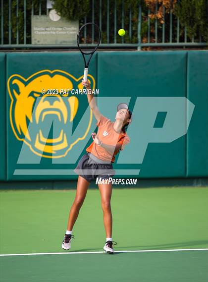 Thumbnail 2 in Round Rock Westwood vs Memorial (UIL 6A Team Tennis Final) photogallery.
