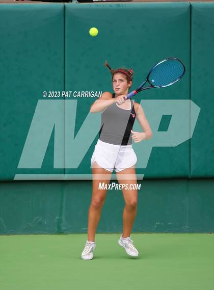 Thumbnail 1 in Round Rock Westwood vs Memorial (UIL 6A Team Tennis Final) photogallery.
