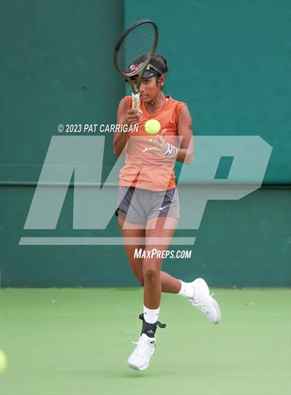 Thumbnail 3 in Round Rock Westwood vs Memorial (UIL 6A Team Tennis Final) photogallery.