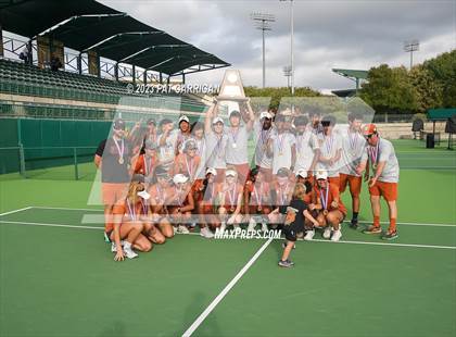Thumbnail 1 in Round Rock Westwood vs Memorial (UIL 6A Team Tennis Final) photogallery.