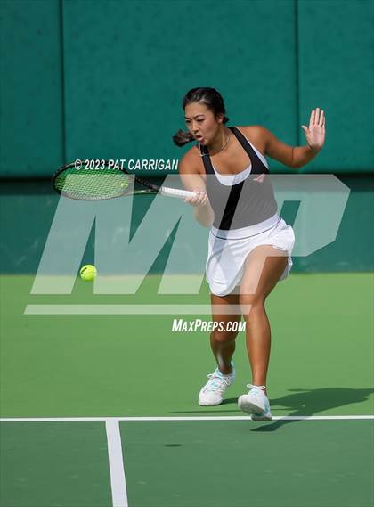 Thumbnail 3 in Round Rock Westwood vs Memorial (UIL 6A Team Tennis Final) photogallery.