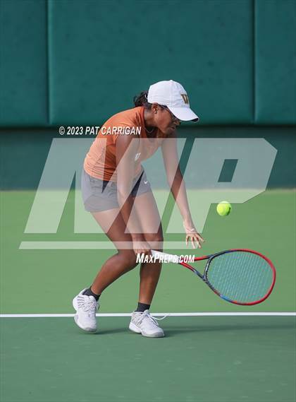 Thumbnail 3 in Round Rock Westwood vs Memorial (UIL 6A Team Tennis Final) photogallery.