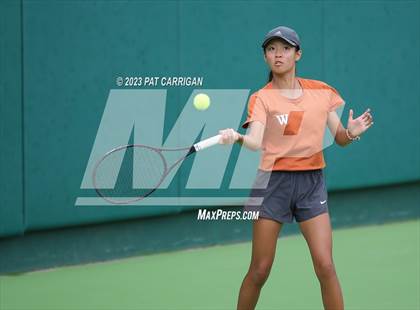 Thumbnail 3 in Round Rock Westwood vs Memorial (UIL 6A Team Tennis Final) photogallery.