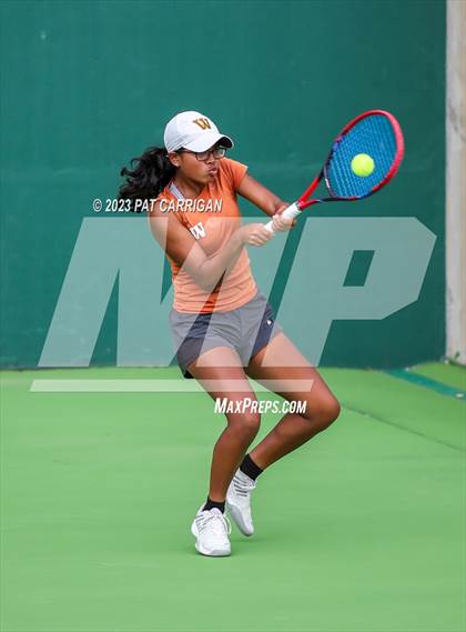 Thumbnail 1 in Round Rock Westwood vs Memorial (UIL 6A Team Tennis Final) photogallery.