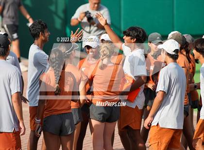 Thumbnail 3 in Round Rock Westwood vs Memorial (UIL 6A Team Tennis Final) photogallery.