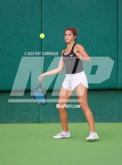 Thumbnail 1 in Round Rock Westwood vs Memorial (UIL 6A Team Tennis Final) photogallery.