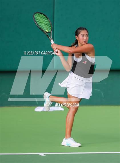 Thumbnail 1 in Round Rock Westwood vs Memorial (UIL 6A Team Tennis Final) photogallery.