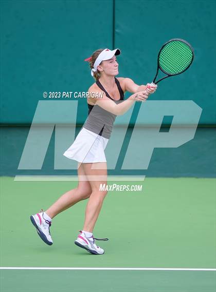 Thumbnail 3 in Round Rock Westwood vs Memorial (UIL 6A Team Tennis Final) photogallery.