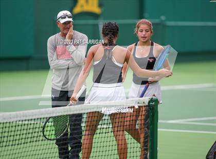 Thumbnail 2 in Round Rock Westwood vs Memorial (UIL 6A Team Tennis Final) photogallery.