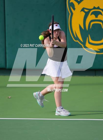 Thumbnail 1 in Round Rock Westwood vs Memorial (UIL 6A Team Tennis Final) photogallery.