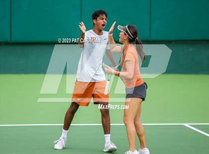 Thumbnail 3 in Round Rock Westwood vs Memorial (UIL 6A Team Tennis Final) photogallery.
