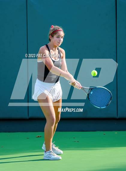 Thumbnail 3 in Round Rock Westwood vs Memorial (UIL 6A Team Tennis Final) photogallery.