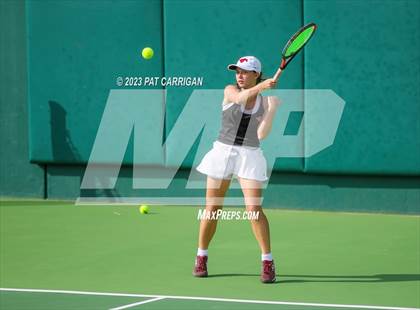 Thumbnail 2 in Round Rock Westwood vs Memorial (UIL 6A Team Tennis Final) photogallery.