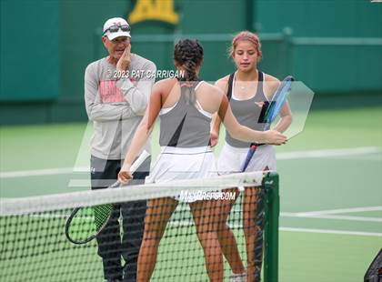 Thumbnail 3 in Round Rock Westwood vs Memorial (UIL 6A Team Tennis Final) photogallery.