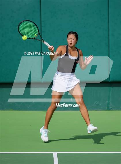 Thumbnail 1 in Round Rock Westwood vs Memorial (UIL 6A Team Tennis Final) photogallery.