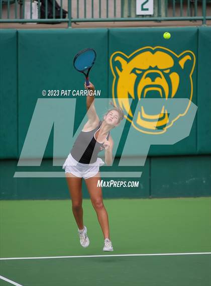 Thumbnail 2 in Round Rock Westwood vs Memorial (UIL 6A Team Tennis Final) photogallery.