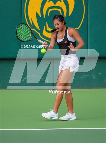 Thumbnail 1 in Round Rock Westwood vs Memorial (UIL 6A Team Tennis Final) photogallery.
