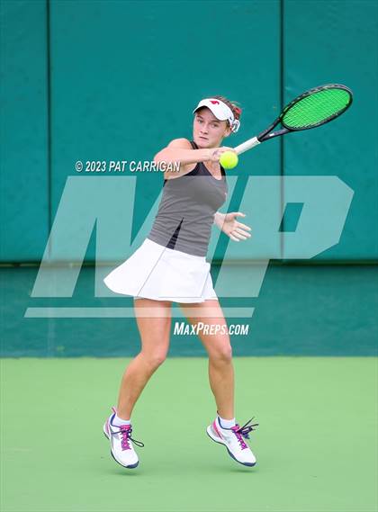 Thumbnail 2 in Round Rock Westwood vs Memorial (UIL 6A Team Tennis Final) photogallery.