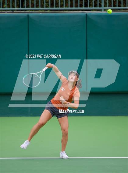 Thumbnail 2 in Round Rock Westwood vs Memorial (UIL 6A Team Tennis Final) photogallery.