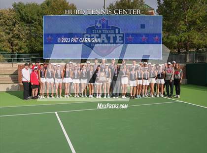 Thumbnail 1 in Round Rock Westwood vs Memorial (UIL 6A Team Tennis Final) photogallery.
