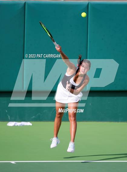 Thumbnail 3 in Round Rock Westwood vs Memorial (UIL 6A Team Tennis Final) photogallery.