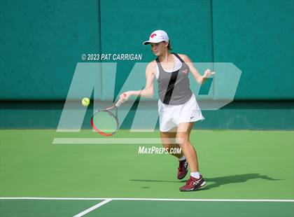 Thumbnail 2 in Round Rock Westwood vs Memorial (UIL 6A Team Tennis Final) photogallery.