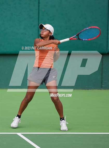 Thumbnail 2 in Round Rock Westwood vs Memorial (UIL 6A Team Tennis Final) photogallery.