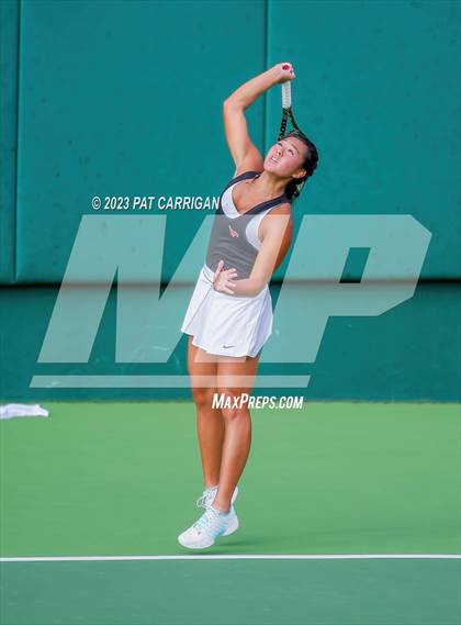 Thumbnail 2 in Round Rock Westwood vs Memorial (UIL 6A Team Tennis Final) photogallery.