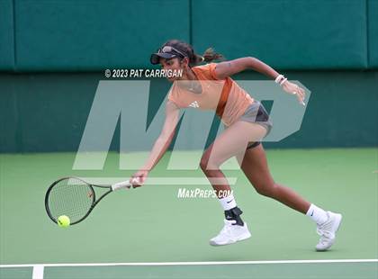 Thumbnail 3 in Round Rock Westwood vs Memorial (UIL 6A Team Tennis Final) photogallery.