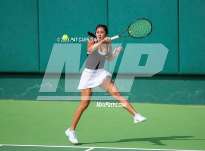 Thumbnail 2 in Round Rock Westwood vs Memorial (UIL 6A Team Tennis Final) photogallery.