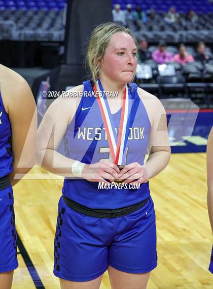 Thumbnail 1 in Newcastle vs. Westbrook (UIL 1A Basketball Semifinal Medal Ceremony) photogallery.