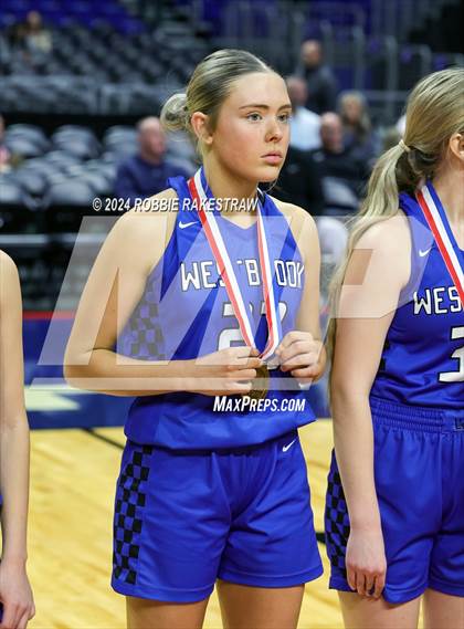 Thumbnail 1 in Newcastle vs. Westbrook (UIL 1A Basketball Semifinal Medal Ceremony) photogallery.