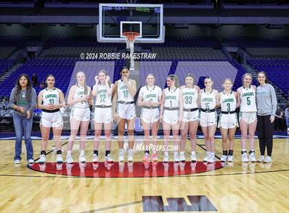 Thumbnail 3 in Newcastle vs. Westbrook (UIL 1A Basketball Semifinal Medal Ceremony) photogallery.