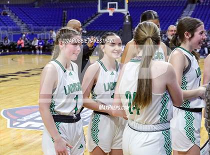 Thumbnail 1 in Newcastle vs. Westbrook (UIL 1A Basketball Semifinal Medal Ceremony) photogallery.