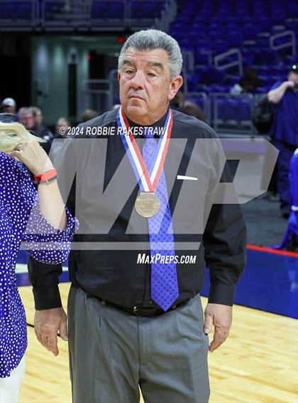 Thumbnail 1 in Newcastle vs. Westbrook (UIL 1A Basketball Semifinal Medal Ceremony) photogallery.