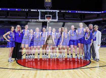 Thumbnail 3 in Newcastle vs. Westbrook (UIL 1A Basketball Semifinal Medal Ceremony) photogallery.