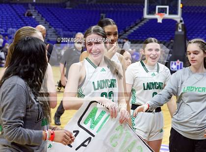 Thumbnail 3 in Newcastle vs. Westbrook (UIL 1A Basketball Semifinal Medal Ceremony) photogallery.