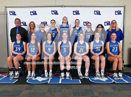 Thumbnail 1 in Newcastle vs. Westbrook (UIL 1A Basketball Semifinal Medal Ceremony) photogallery.