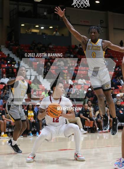 Thumbnail 2 in Sandy Creek vs. St. Francis Academy (King Cotton Classic) photogallery.