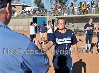 Thumbnail 3 in La Mirada vs. Camarillo (CIF SS D2 Final) photogallery.