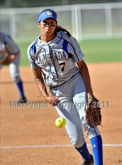 Thumbnail 1 in La Mirada vs. Camarillo (CIF SS D2 Final) photogallery.