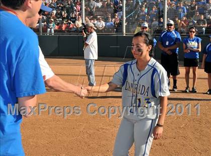 Thumbnail 1 in La Mirada vs. Camarillo (CIF SS D2 Final) photogallery.