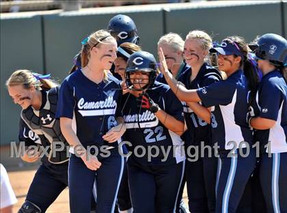 Thumbnail 1 in La Mirada vs. Camarillo (CIF SS D2 Final) photogallery.