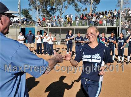 Thumbnail 1 in La Mirada vs. Camarillo (CIF SS D2 Final) photogallery.