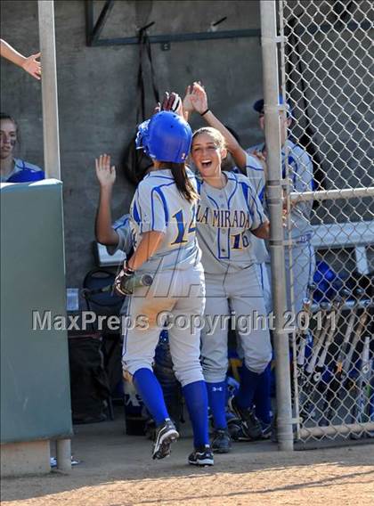 Thumbnail 1 in La Mirada vs. Camarillo (CIF SS D2 Final) photogallery.