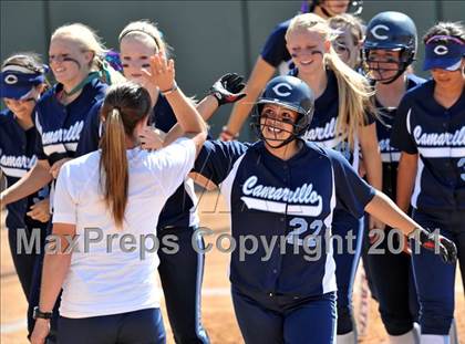 Thumbnail 2 in La Mirada vs. Camarillo (CIF SS D2 Final) photogallery.