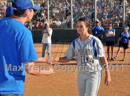 Thumbnail 1 in La Mirada vs. Camarillo (CIF SS D2 Final) photogallery.