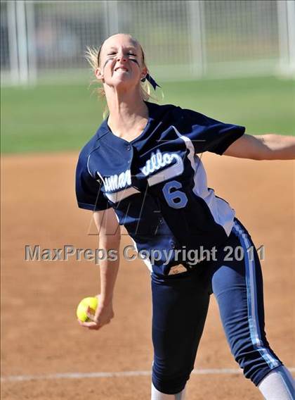 Thumbnail 2 in La Mirada vs. Camarillo (CIF SS D2 Final) photogallery.