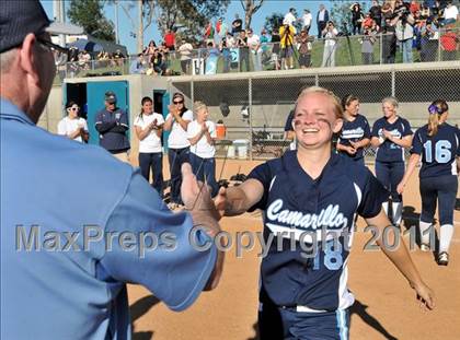 Thumbnail 2 in La Mirada vs. Camarillo (CIF SS D2 Final) photogallery.